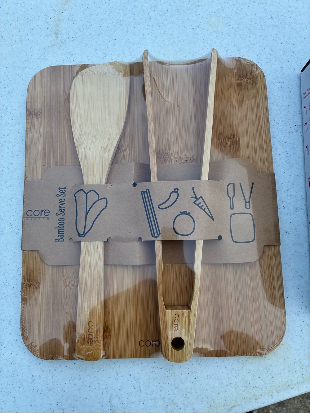 Core Bamboo Serve Set - Natural Bamboo